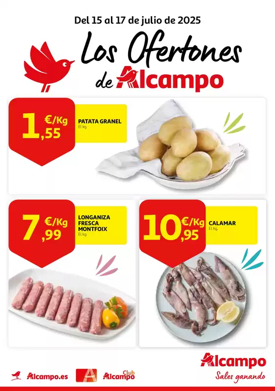 Catálogo Alcampo en Zamora | Del 15 al 17 de julio de 2025 | 2025-07-16T00:00:00.000Z - 2025-07-17T00:00:00.000Z