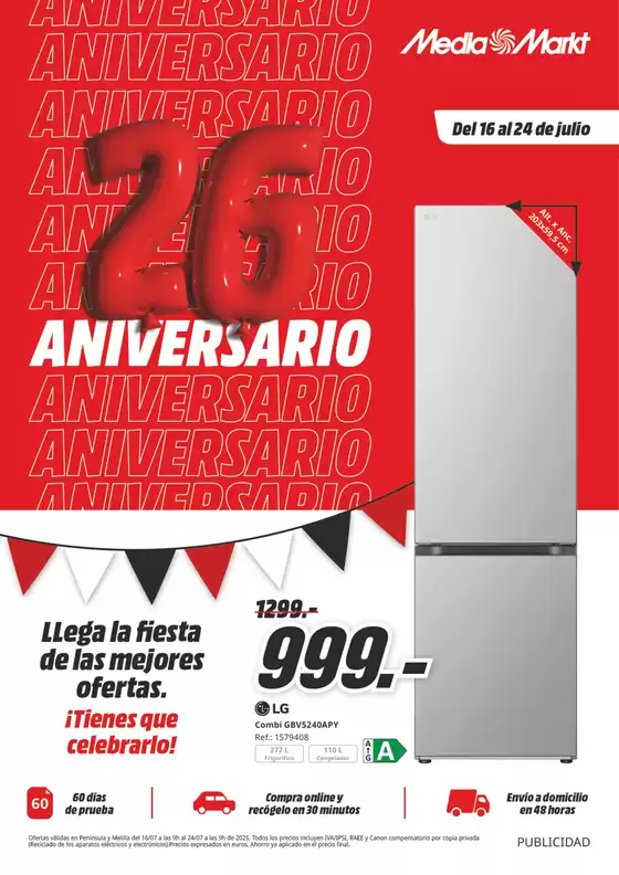 ¡MediaMarkt cumple 26!