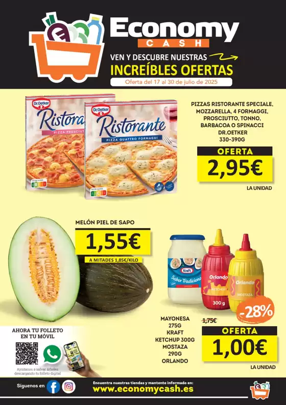 Oferta del 17 al 30 de julio de 2025