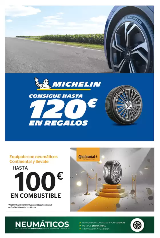 Hasta 120€ en cheques carburante
