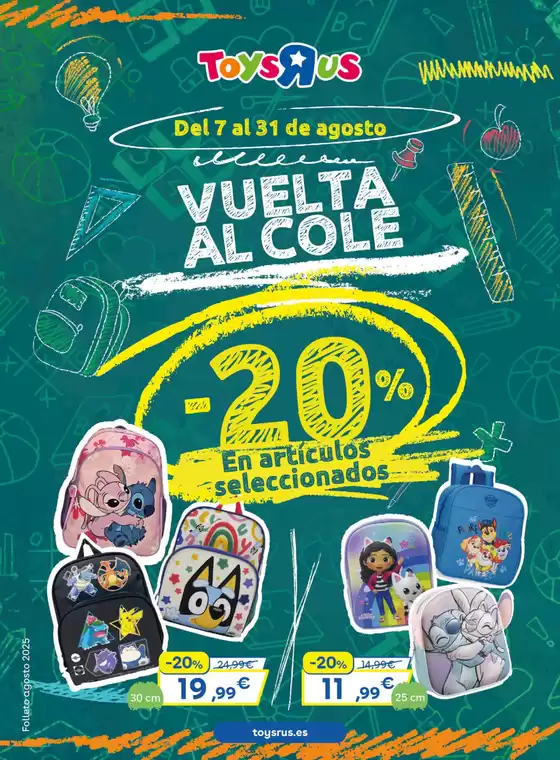 Catálogo ToysRus en Alicante | Vuelta al cole | 2025-08-07T00:00:00.000Z - 2025-08-31T00:00:00.000Z
