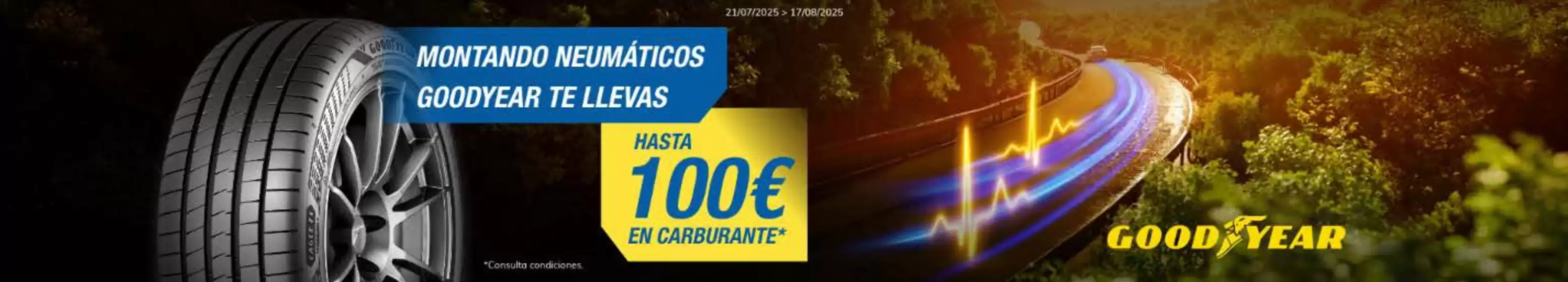 ¡Hasta 100€ en carburante!