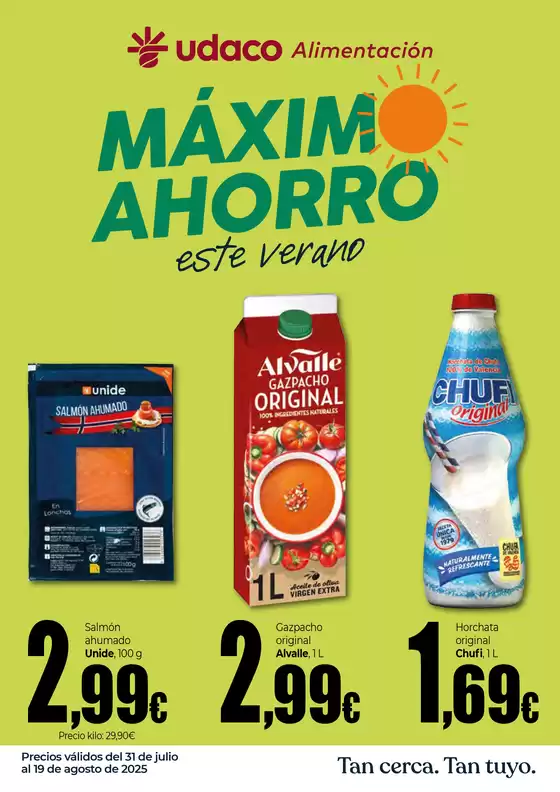 Máximo Ahorro este verano en UDACO