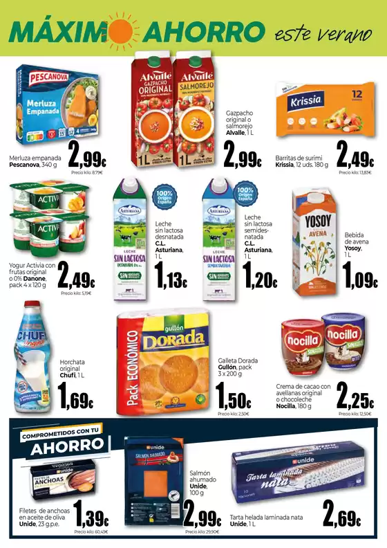 Máximo Ahorro este verano en UNIDE Super