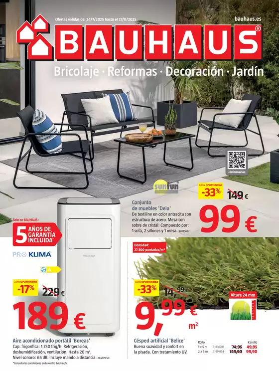 Catálogo BAUHAUS en Derio | Bricolaje, reformas, decoración y jardín | 2025-07-24T00:00:00.000Z - 2025-08-27T00:00:00.000Z