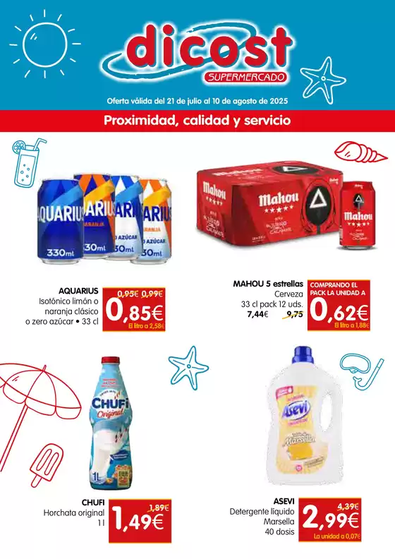 Oferta válida del 21 de julio al 10 de agosto de 2025