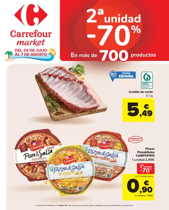 2ªunidad -70% En más de 700productos