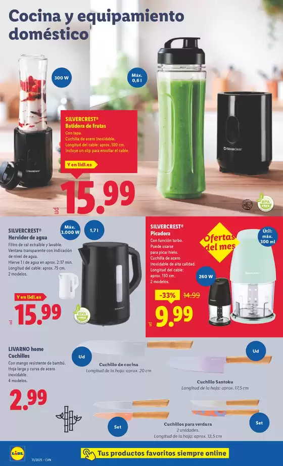 ¡Bazar Lidl! Ofertas válidas 28/07 al 03/08