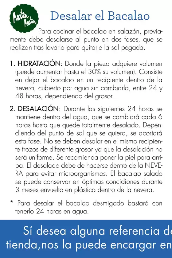 Folleto «Consejos y Recetas de Salazones y Bacalao»