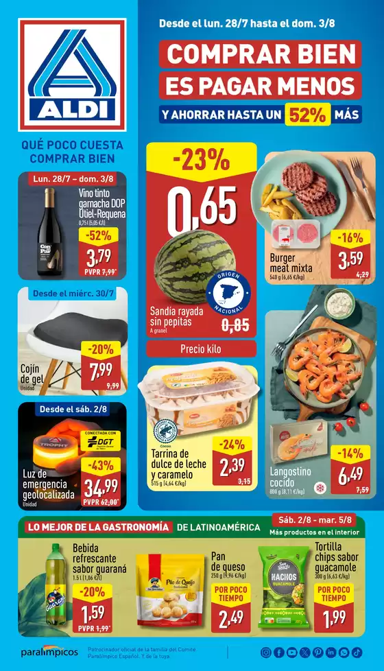 Catálogo ALDI en Las Rozas | Qué poco cuesta comprar bien | 2025-07-28T00:00:00.000Z - 2025-08-03T00:00:00.000Z