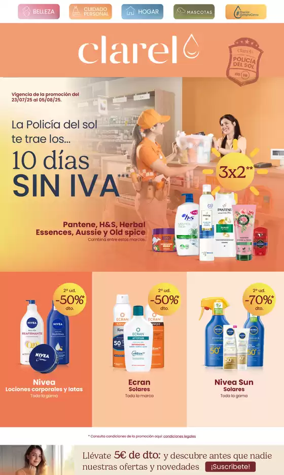 Vigencia de la promoción del 23/07/25 al 05/08/25