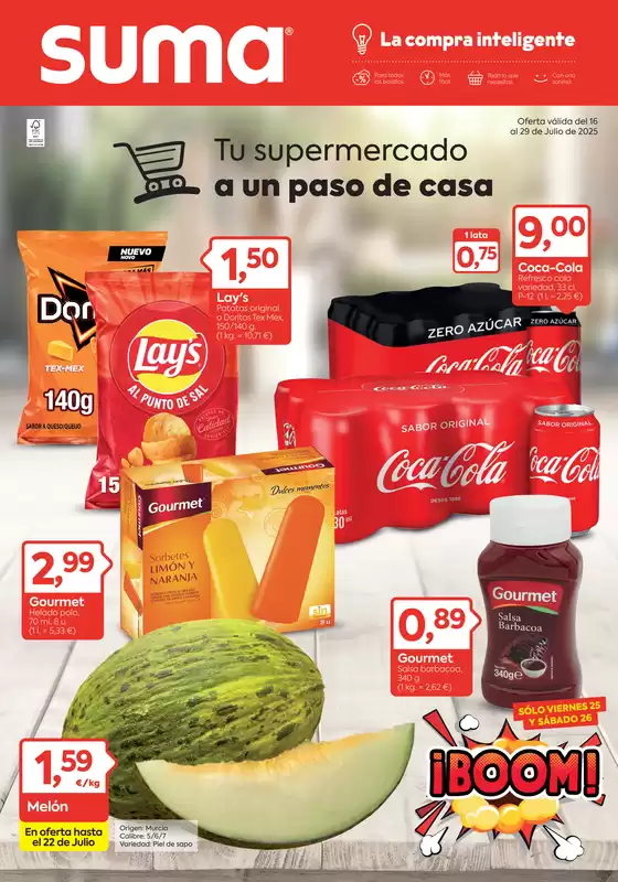 Oferta válida del 16 al 29 de Julio de 2025