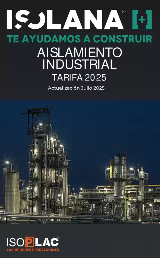AISLAMIENTO INDUSTRIAL – TARIFA ISOLANA 2025