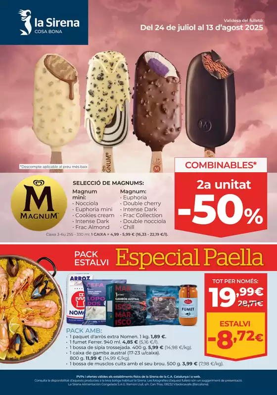 Catálogo La Sirena en Barcelona | Del 24 de juliol al 13 d’agost 2025 | 2025-07-24T00:00:00.000Z - 2025-08-13T00:00:00.000Z