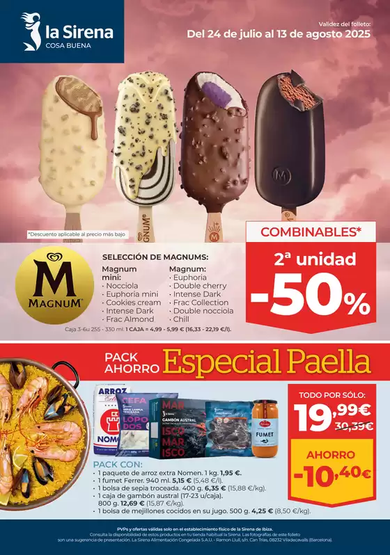 Del 24 de julio al 13 de agosto 2025