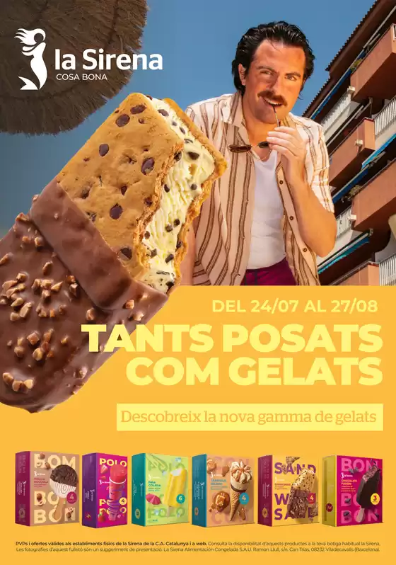 Tants Posats com Gelats