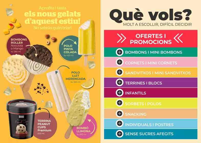 Tants Posats com Gelats