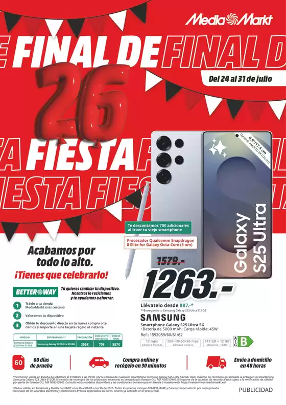  ¡Solo por tiempo limitado!