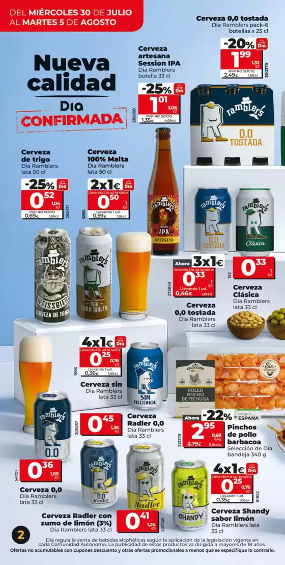 Nueva Calidad Dia del 30/07 al 05/08