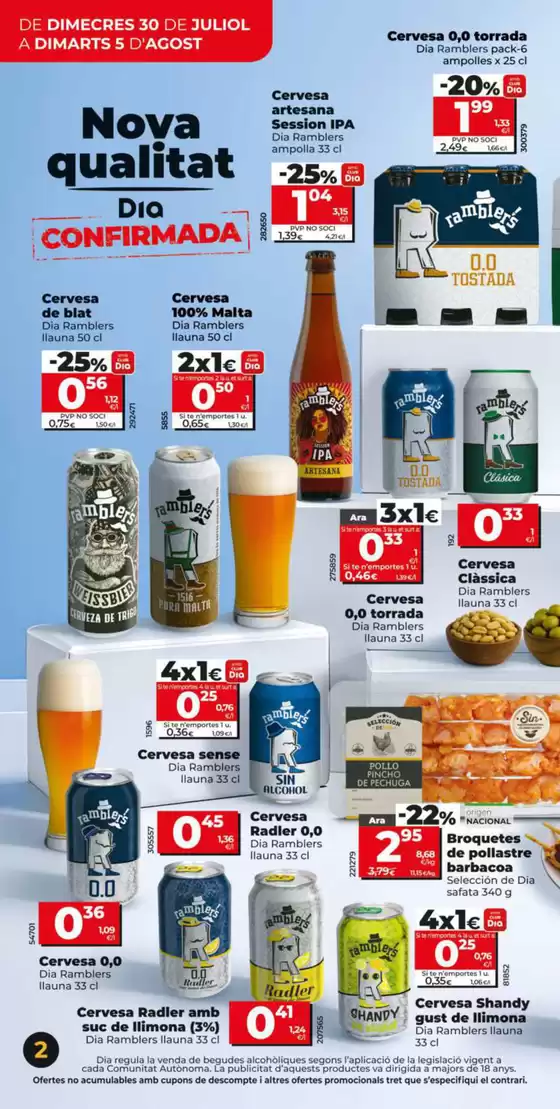 Nova Qualitat Dia del 30/07 al 05/08