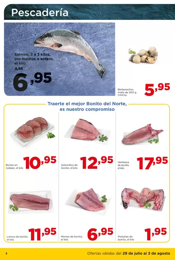 Ofertas válidas en Asturias 28 de julio al 3 de agosto