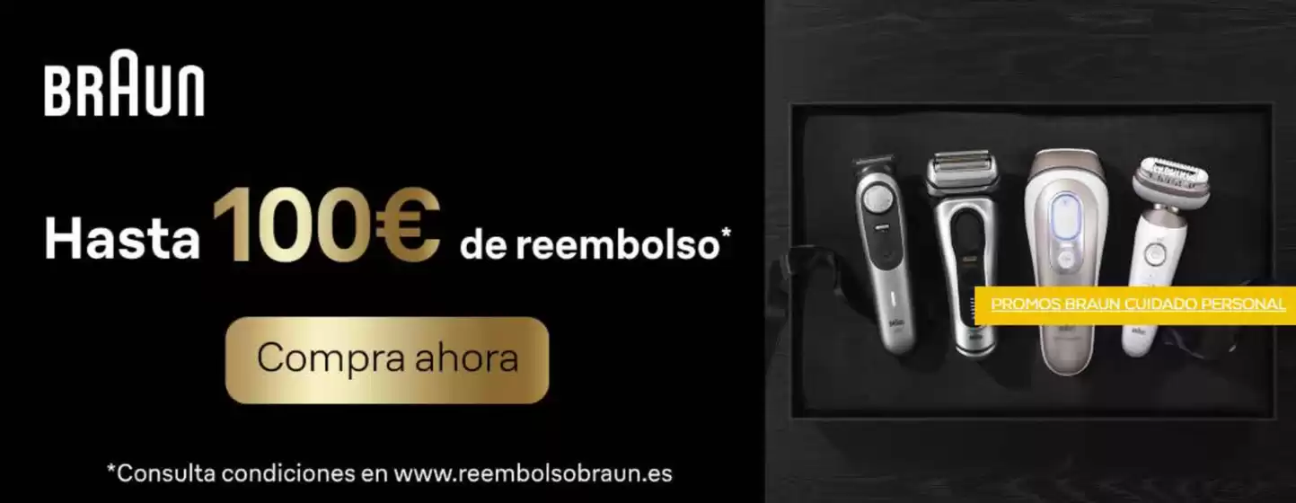 Hasta 100€ de reembolso