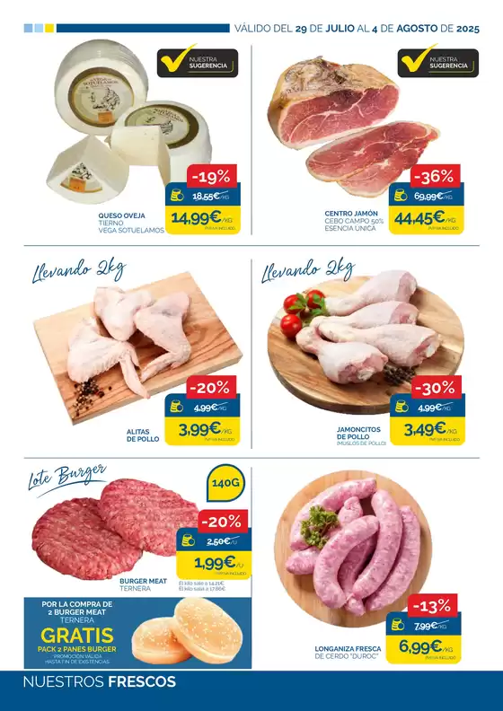 Válido del 29 de julio al 4 de agosto