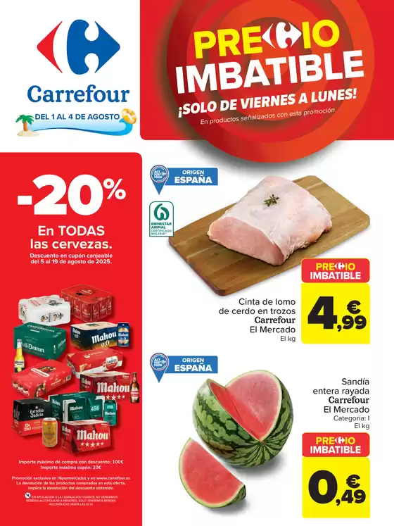 Catálogo Carrefour en Melilla | PRECIO IMBATIBLE | 2025-08-01T00:00:00.000Z - 2025-08-04T00:00:00.000Z
