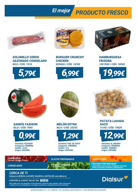 Promoción válida del 29 de julio al 4 de agosto de 2025