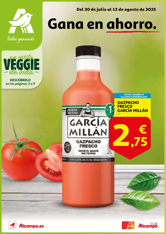 Catálogo Alcampo en Zuera | Gana en ahorro | 2025-07-30T00:00:00.000Z - 2025-08-13T00:00:00.000Z