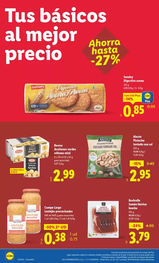 ¡Bazar Lidl! Ofertas válidas 04/08 al 10/08