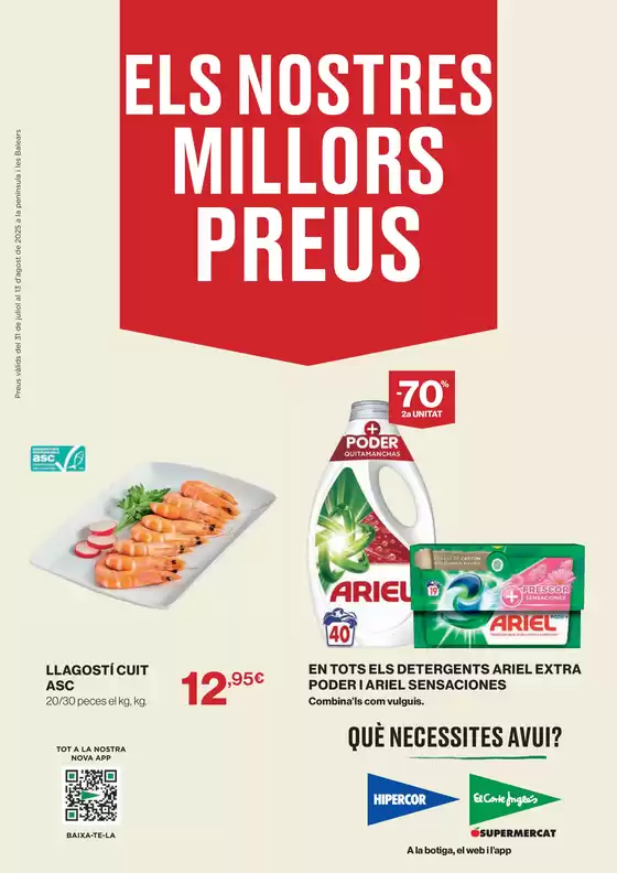 Catálogo El Corte Inglés en Valladolid | Els Nostres Millors Preus | 2025-07-31T00:00:00.000Z - 2025-08-13T00:00:00.000Z