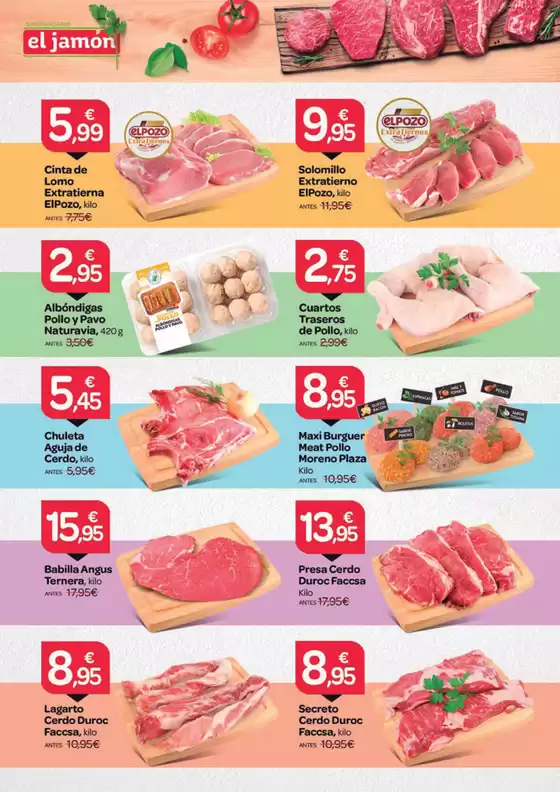 Precios válidos del 31 de julio al 27 de agosto de 2025