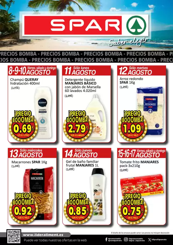 Catálogo SPAR en Castilblanco de los Arroyos | SPAR bombazos 8 -17 agosto | 2025-08-08T00:00:00.000Z - 2025-08-17T00:00:00.000Z