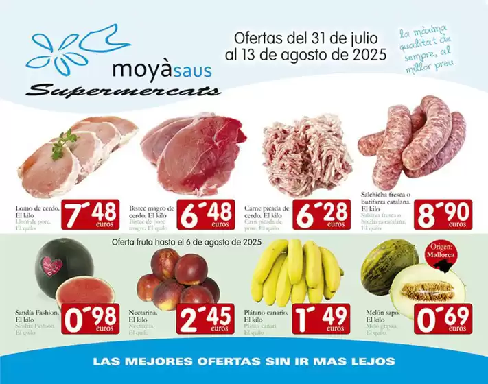 Ofertas del 31 de julio al 13 de agosto