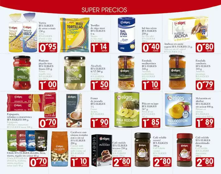 Ofertas del 31 de julio al 13 de agosto