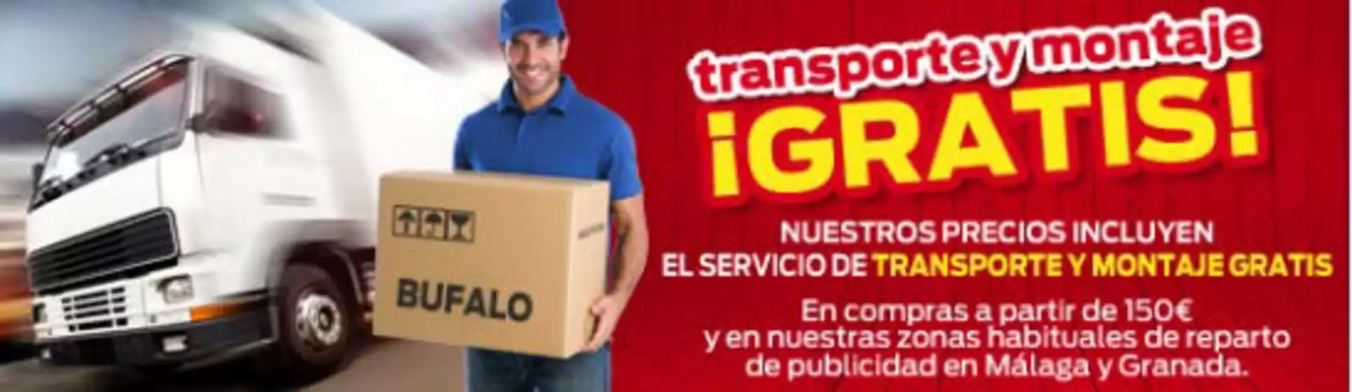 Transporte y Montaje ¡Gratis!