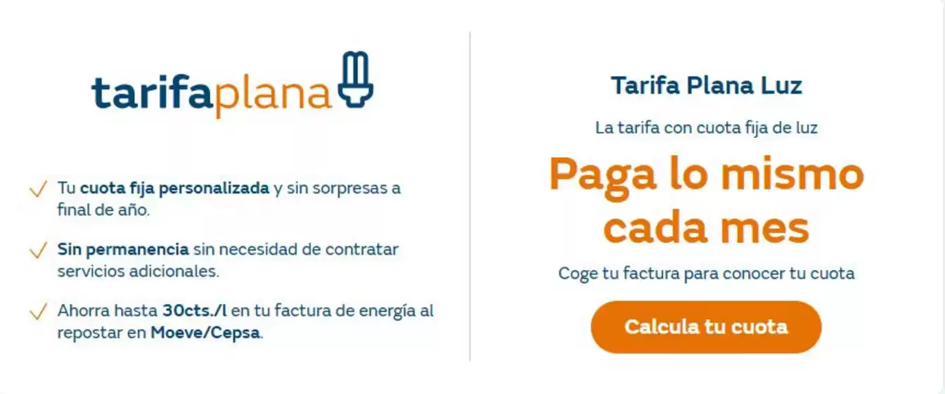 Elige la tarifa de luz que mejor se adapta a ti