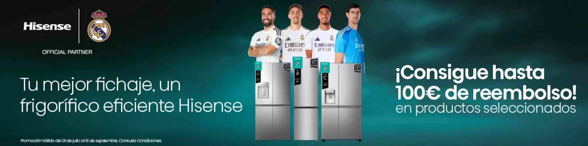 Hasta 100€ de vuelta al comprar tu frigorífico eficiente