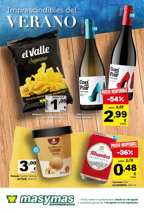 Imprescindibles del Verano
