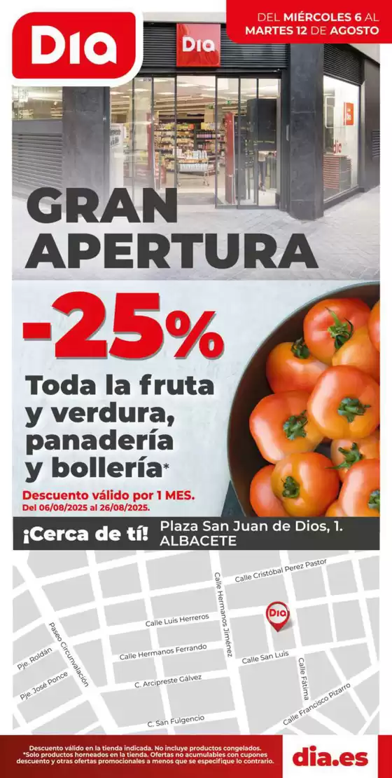 Catálogo Dia en Vilar | Gran apertura Dia del 06/08 al 12/08 | 2025-08-06T00:00:00.000Z - 2025-08-12T00:00:00.000Z