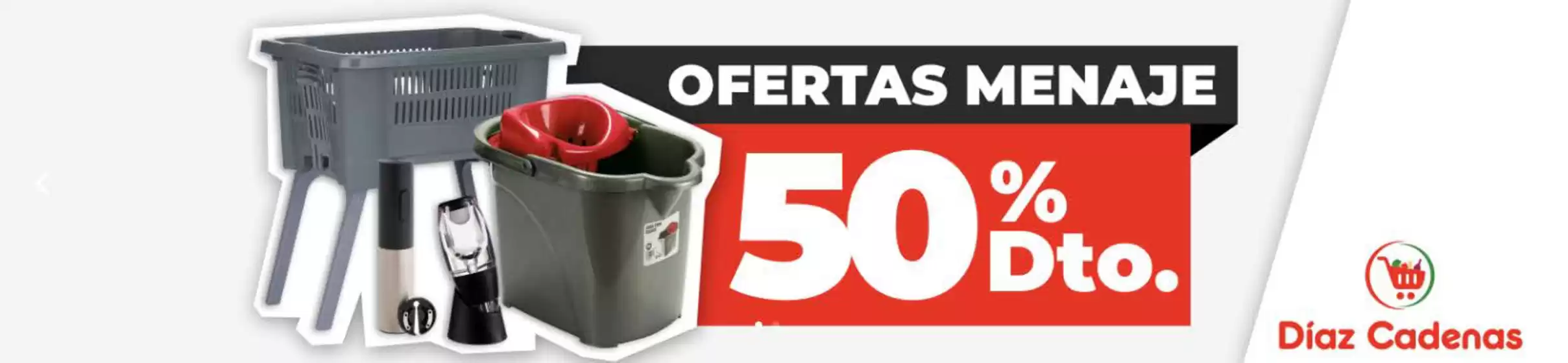 Ofertas menaje 50% dto.