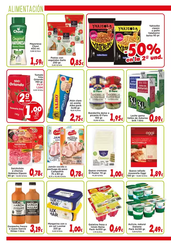 Ofertas válidas del 4 al 10 de agosto 2025