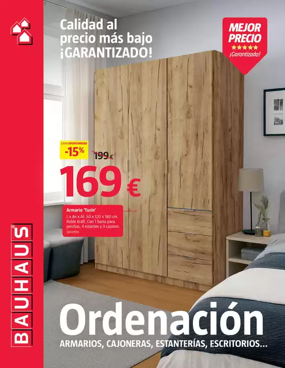 Catálogo BAUHAUS en Móra d Ebre | Ordenación. Armarios, cajoneras, estanterías y escritorios.  | 2025-08-05T00:00:00.000Z - 2025-09-05T00:00:00.000Z