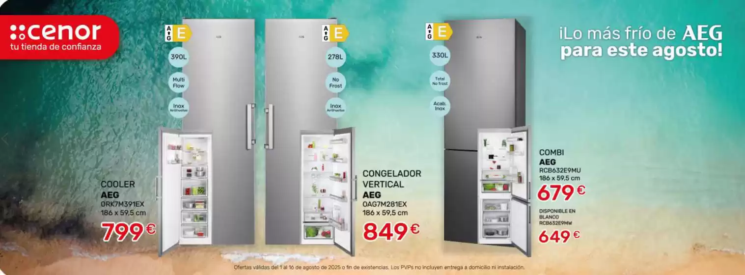 iLo más frío de AEG para este agosto!