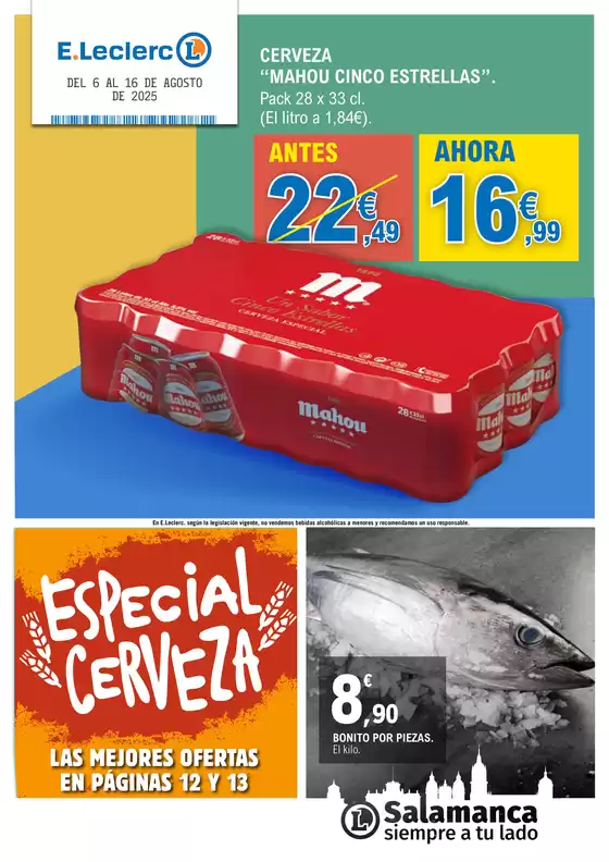 Catálogo E.Leclerc en Barcelona | Hiperoferta 2x1 | 2025-08-06T00:00:00.000Z - 2025-08-16T00:00:00.000Z