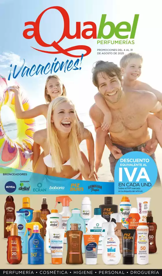 Ofertas válidas del 4 al 31 de agosto de 2025