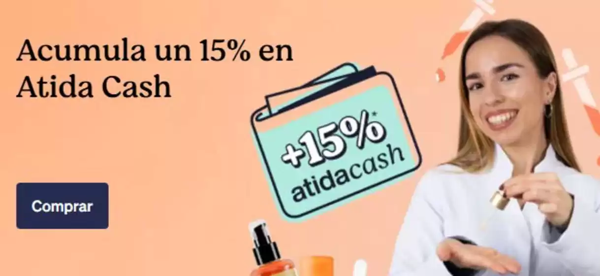 Acumula un 15% en Atida Cash