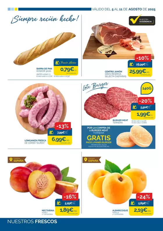 Válido del 5 al 11 de agosto