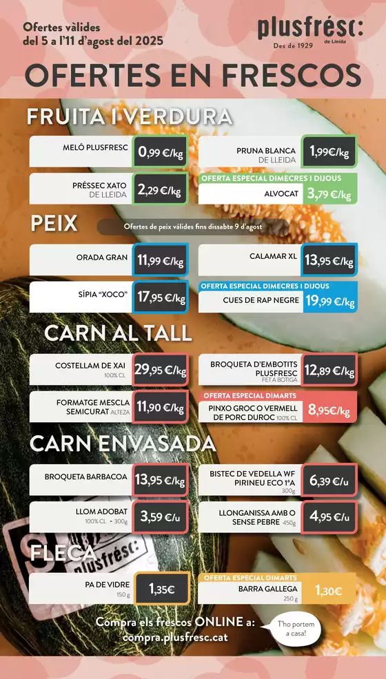 Ofertes en Frescos